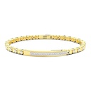 Zancan Zancan Bracelet In 18K Gold And Diamonds EB876