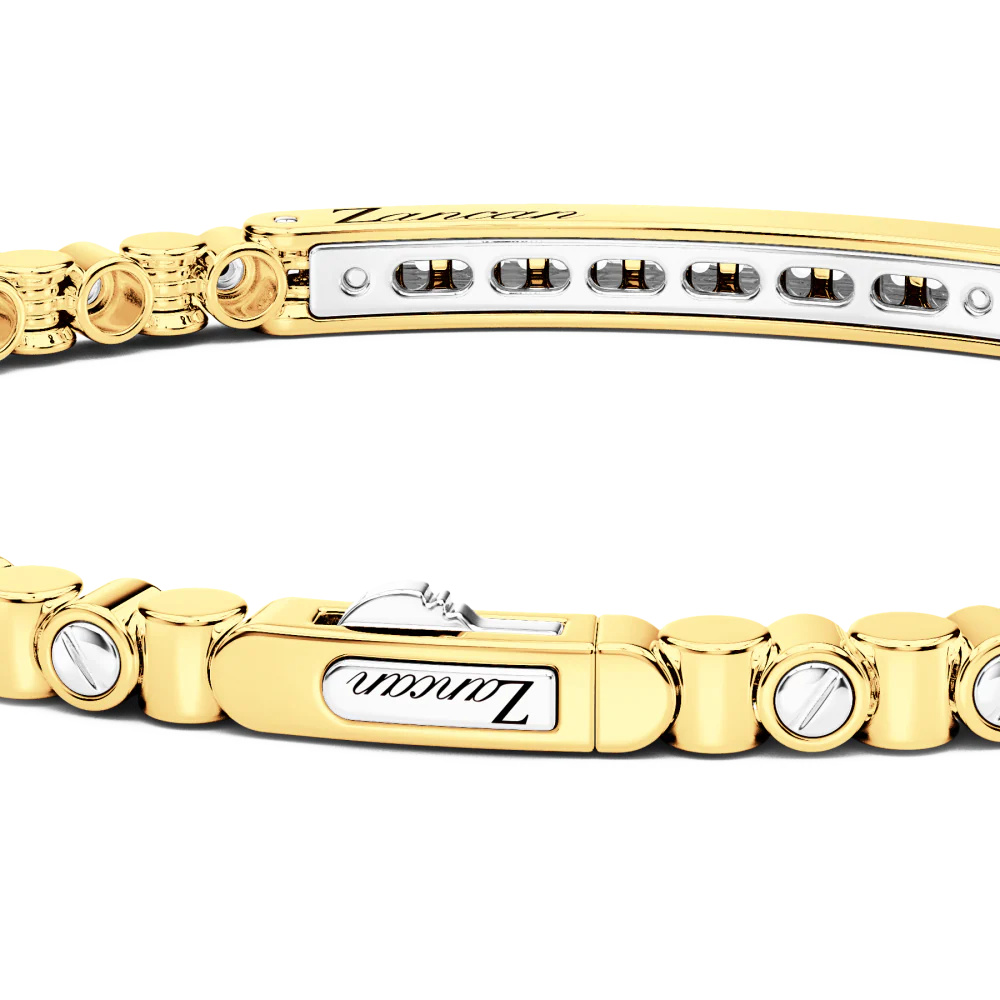 Zancan Zancan Bracelet In 18K Gold And Diamonds EB876 #2