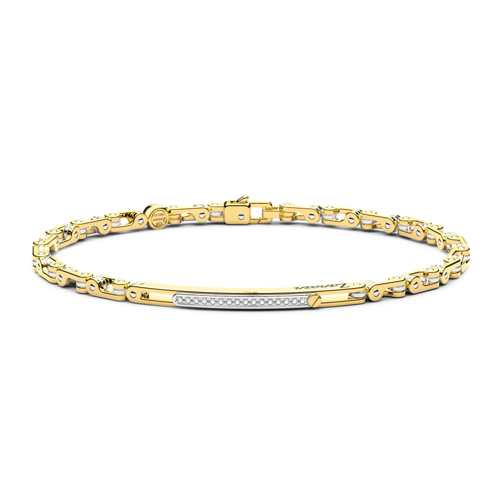 Zancan Zancan Bracelet In 18K Gold With Diamonds EB856GB
