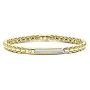 Zancan Zancan Bracelet In 18K Gold With Plaque And Diamonds EB873