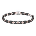 Zancan Zancan Bracelet In 18Kt Gold And Black Ceramic KB044