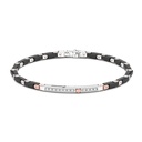 Zancan Zancan Bracelet In 18Kt Gold And Black Ceramic KB043B-N