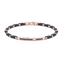 Zancan Zancan Bracelet In 18Kt Gold And Black Ceramic KB042