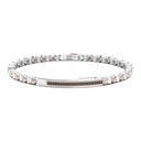 Zancan Zancan Bracelet In 18Kt Gold And Black Diamonds EB877