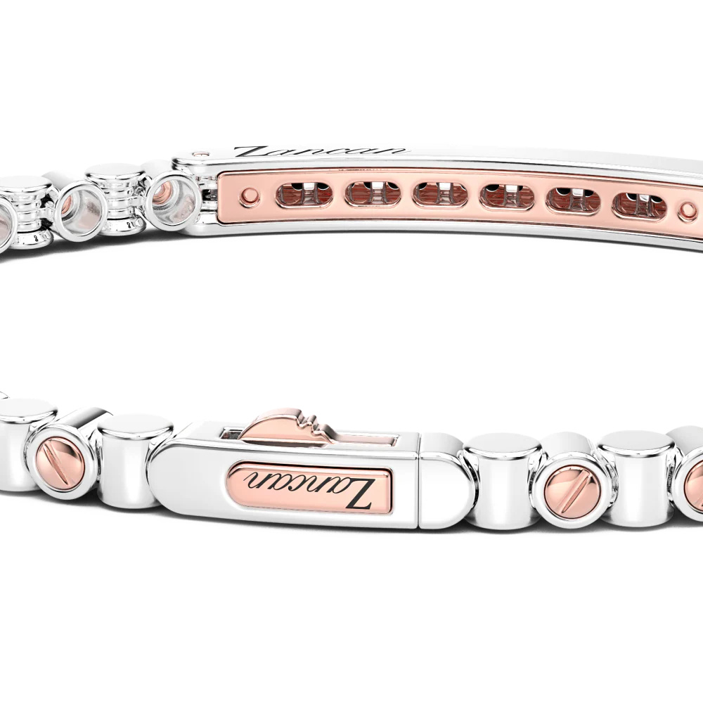 Zancan Zancan Bracelet In 18Kt Gold And Black Diamonds EB877 #2