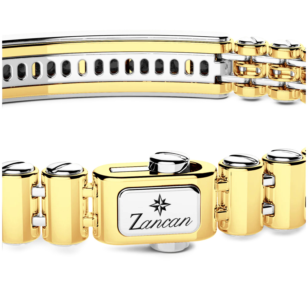 Zancan Zancan Bracelet In 18Kt Gold And Black Diamonds EB723 #2