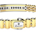Zancan Zancan Bracelet In 18Kt Gold And Black Diamonds EB723 #2