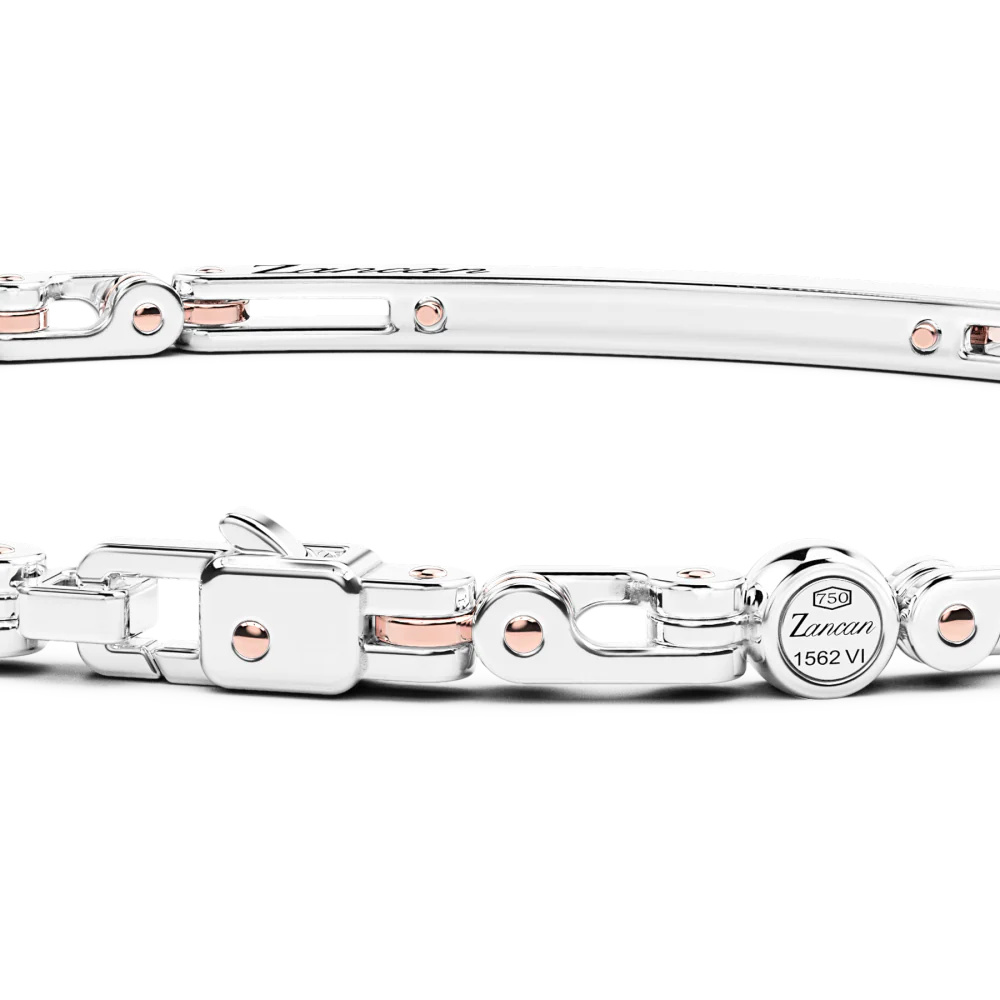 Zancan Zancan Bracelet In 18Kt Gold With Black Diamonds EB855BR #2