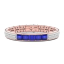 Zancan Zancan Bracelet In 18Kt Gold With Blue Sapphires EB969