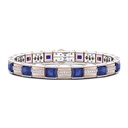 Zancan Zancan Bracelet In 18Kt Gold With Blue Sapphires UB076