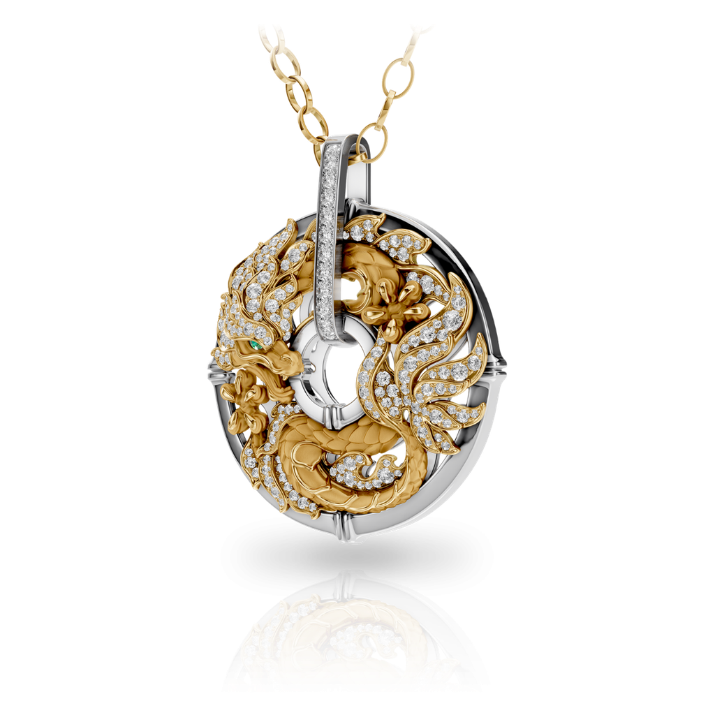 Pendant New Shanghai Maxi Pave 0118.3-1