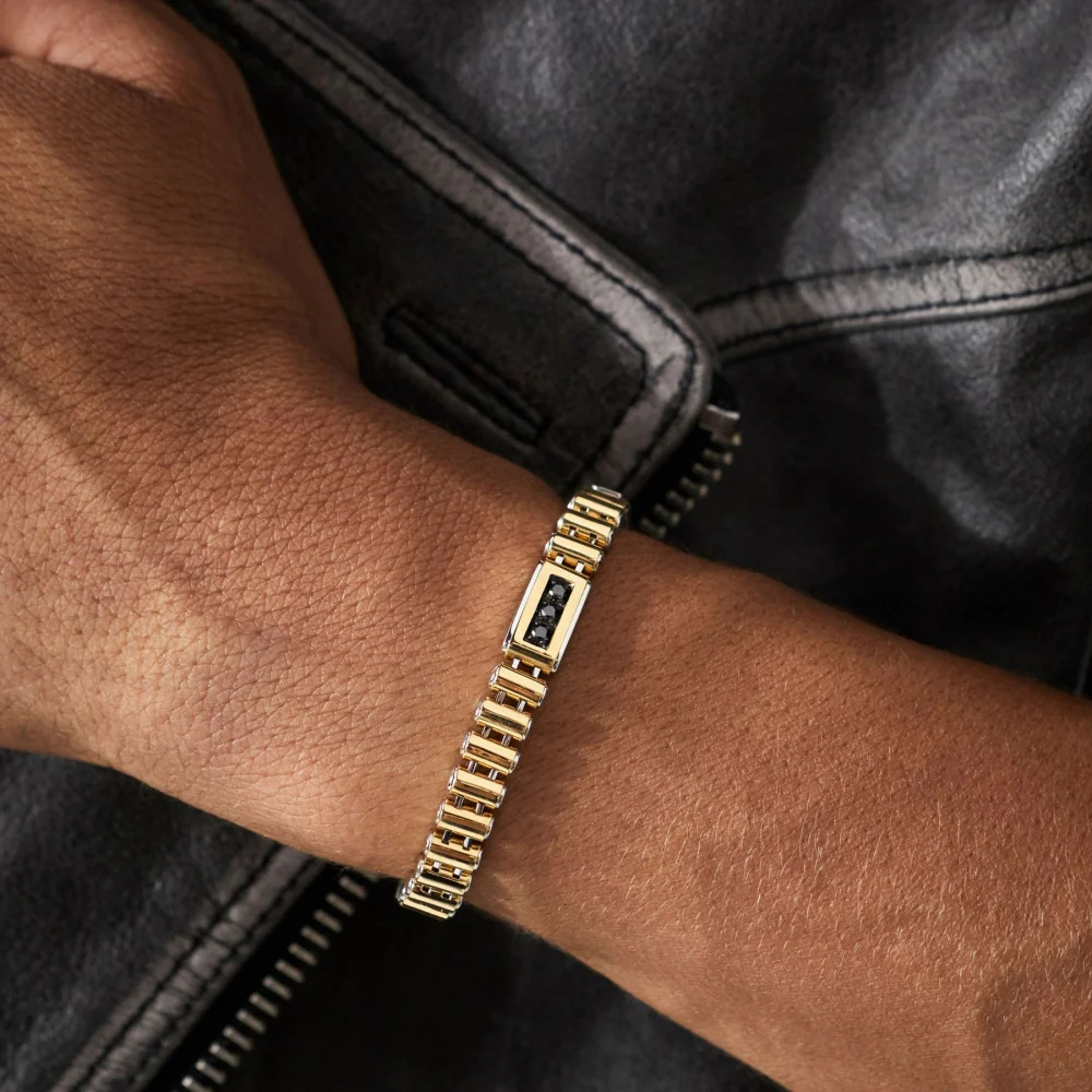 Zancan Zancan Bracelet In 18Kt Gold With Diamonds EB727 #3