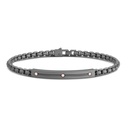 Zancan Zancan Bracelet In Titanium And 18Kt Gold With Diamonds ETB209-R