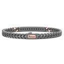 Zancan Zancan Bracelet In Titanium, 18Kt Gold, And Blue Sapphires ETB239R #2