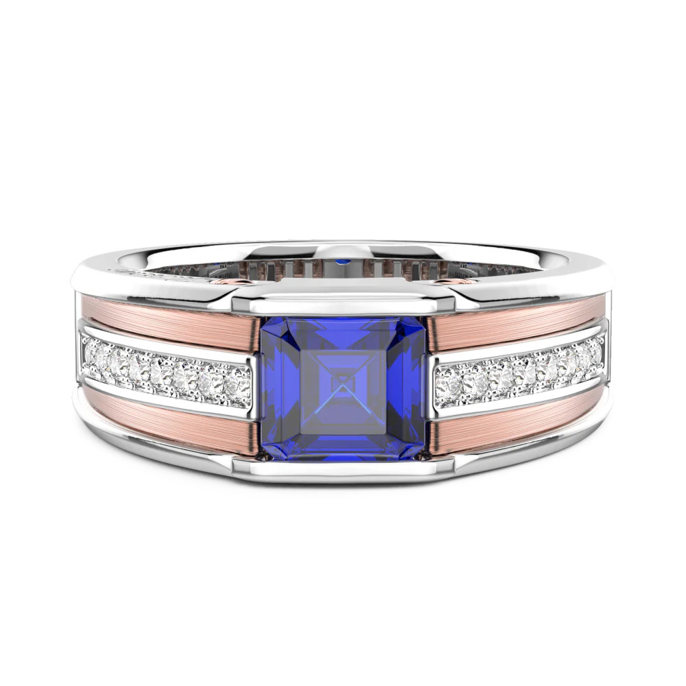 Zancan Zancan Chevalier Ring In 18Kt Gold And Blue Sapphire UA027