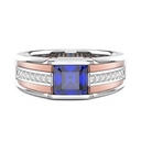 Zancan Zancan Chevalier Ring In 18Kt Gold And Blue Sapphire UA027