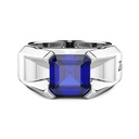 Zancan Zancan Chevalier Ring In 18Kt Gold And Blue Sapphire EA389