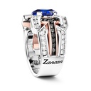 Zancan Zancan Chevalier Ring In 18Kt Gold And Blue Sapphire EA392 #2