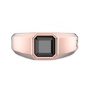 Zancan Zancan Chevalier Ring In 18Kt Gold With Black Diamond UA022R