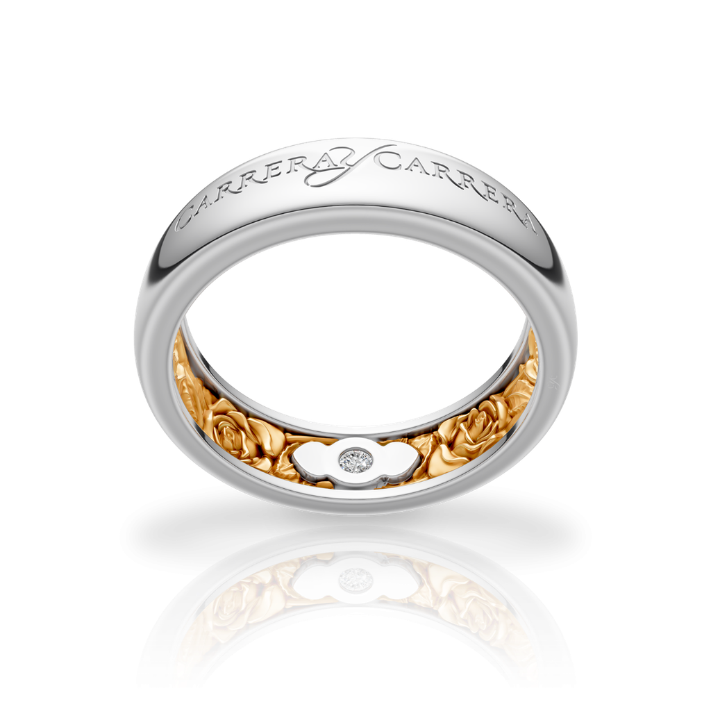 Wedding Ring Beauty Inside Roses 0134.5-1