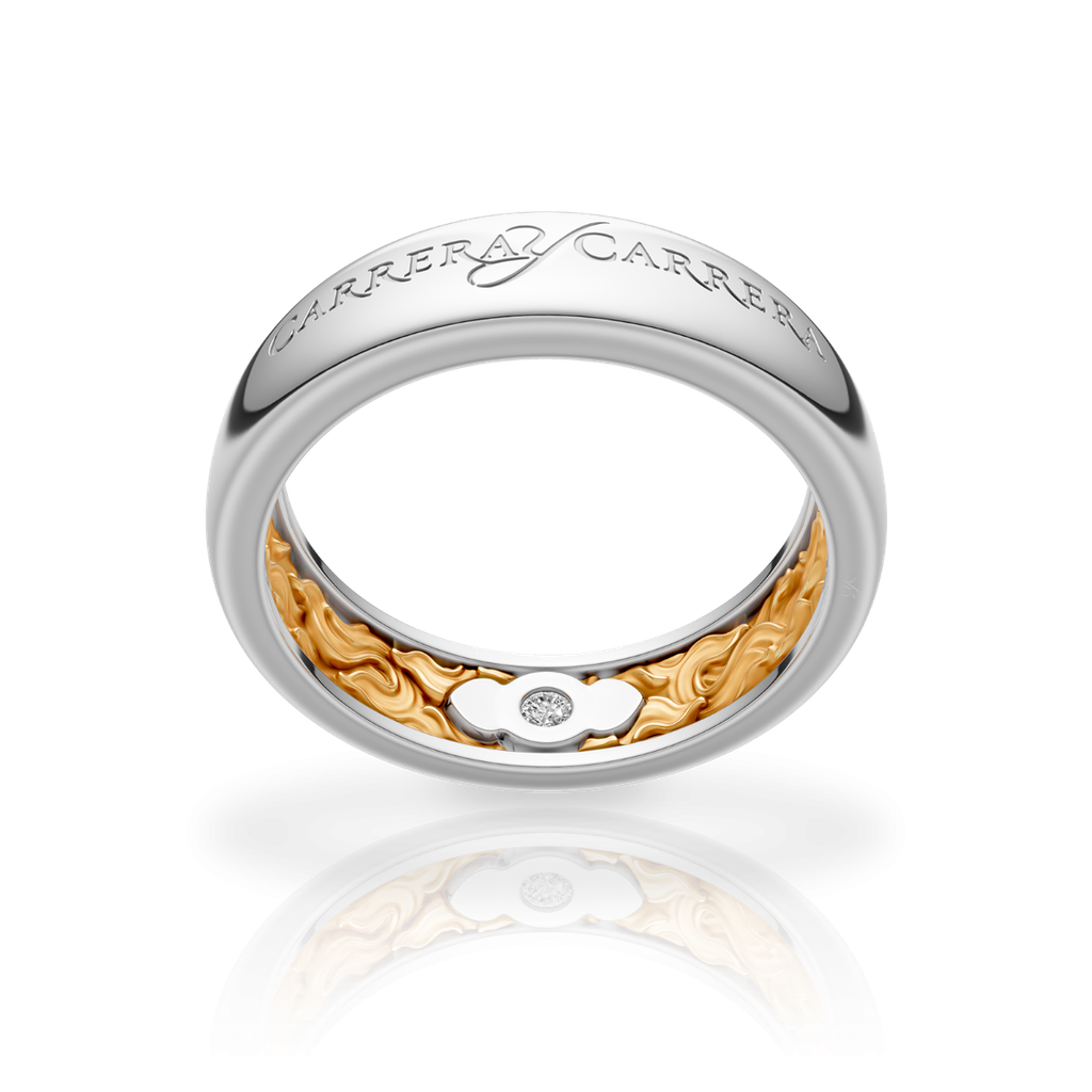 Wedding Ring Beauty Inside Fire 0136.5-1