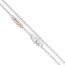 Zancan Zancan Gold Necklace With Cross Pendant And Diamonds EC595 #2