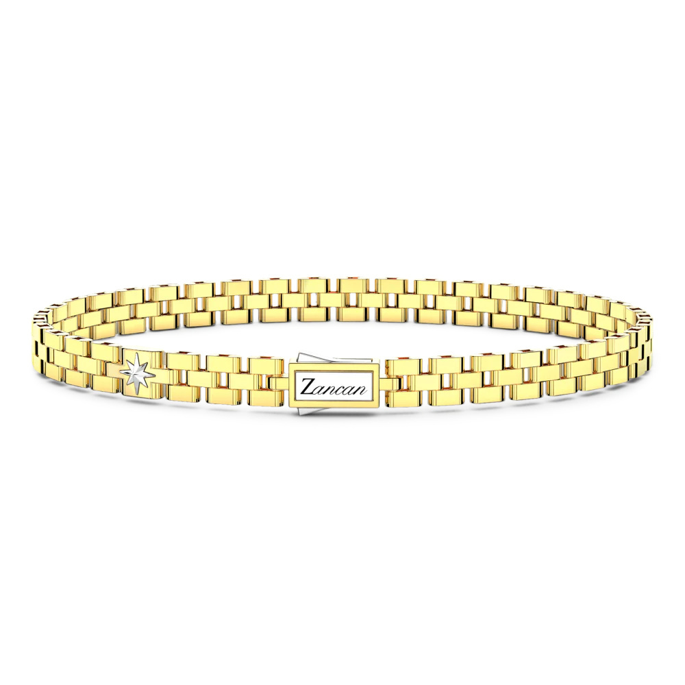 Zancan Zancan Link-Only Bracelet In 18Kt Gold UB016