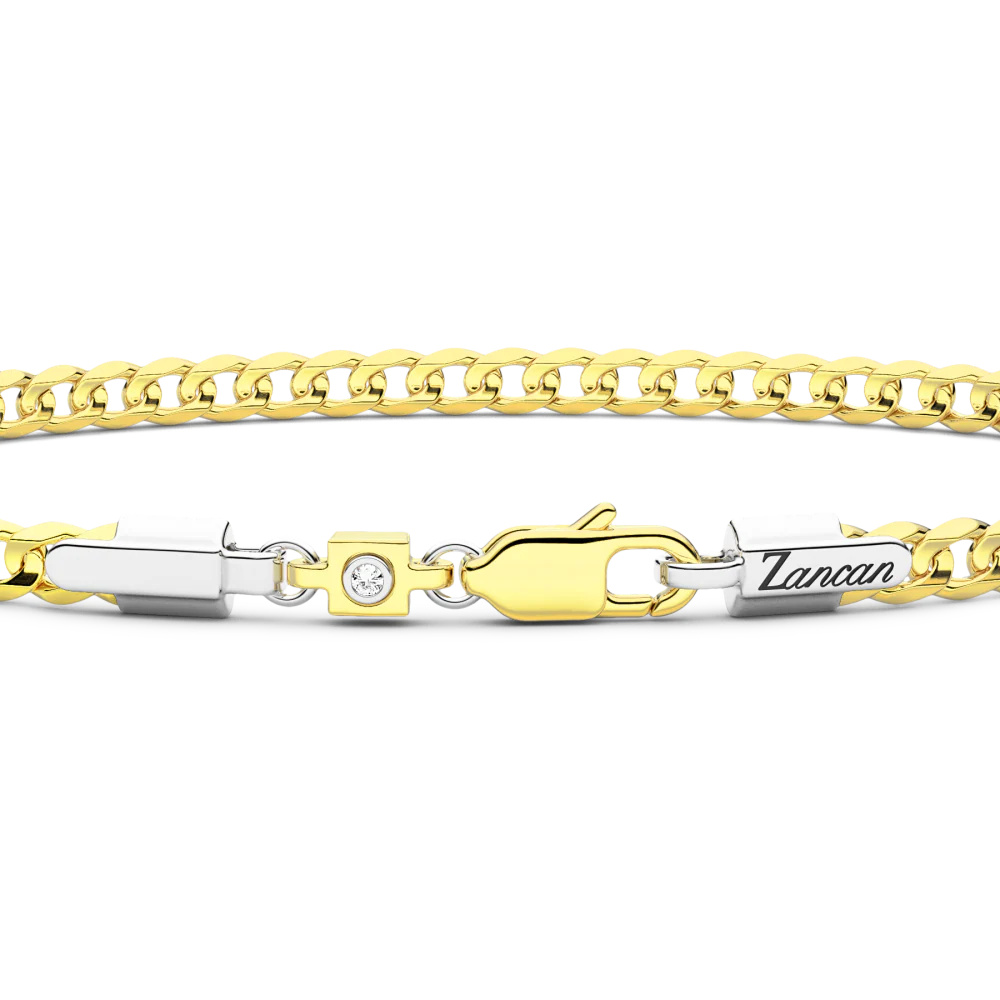 Zancan Zancan Link-Only Bracelet In 18Kt Gold UB007 #2