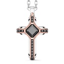 Zancan Zancan Necklace In 18K Gold With Black Diamonds UC103