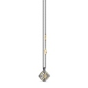 Zancan Zancan Necklace In Titanium And 18Kt Gold With Wind Rose And Diamond ETC203 #2