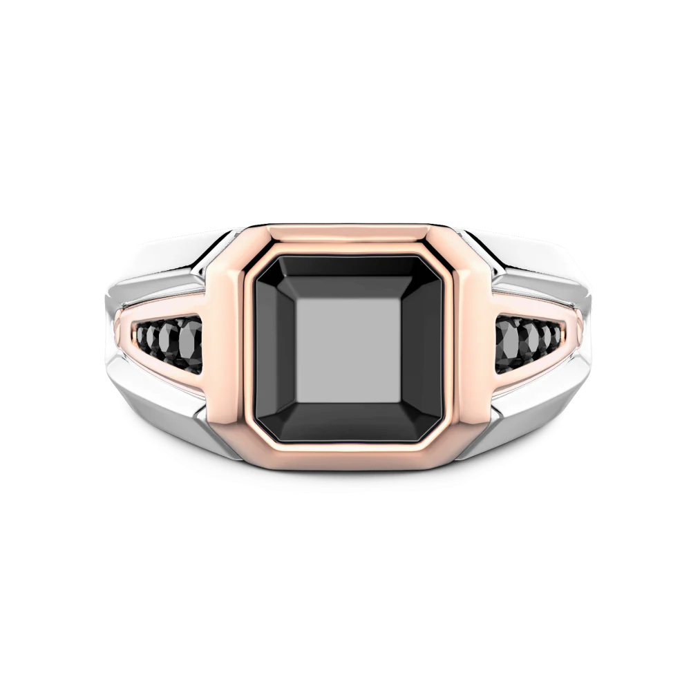 Zancan Zancan Ring In 18Kt Gold With Black Diamond EA384BR