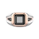 Zancan Zancan Ring In 18Kt Gold With Black Diamond EA384BR