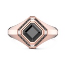 Zancan Zancan Ring In 18Kt Gold With Black Diamond UA024