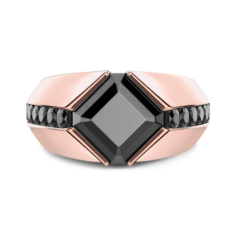 Zancan Zancan Ring In 18Kt Gold With Black Diamond EA386