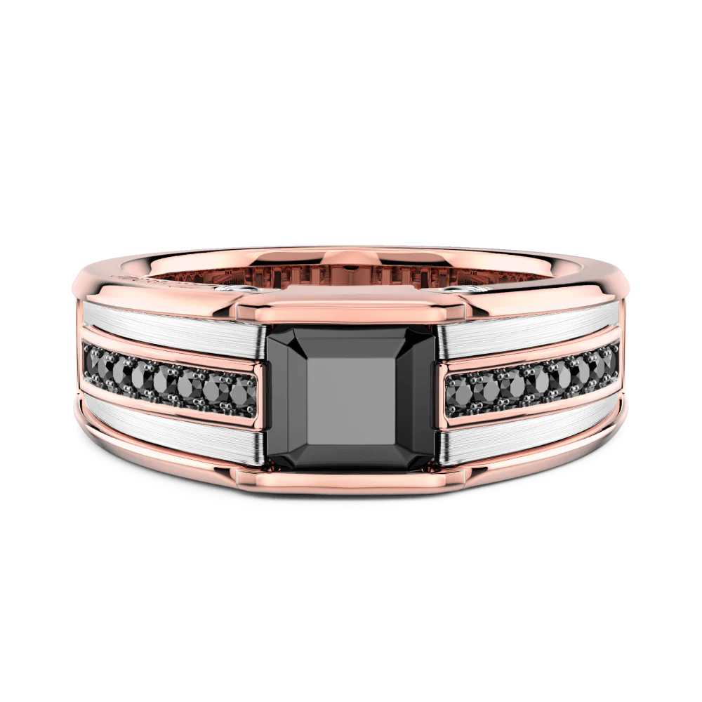 Zancan Zancan Ring In 18Kt Gold With Black Diamond UA026
