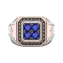 Zancan Zancan Ring In 18Kt Gold With Sapphires EA363