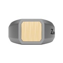 Zancan Zancan Ring In Titanium And 18Kt Gold ETA200