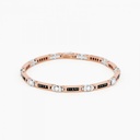 Zancan Zancan Rose Gold Bracelet With Diamonds EB928RB