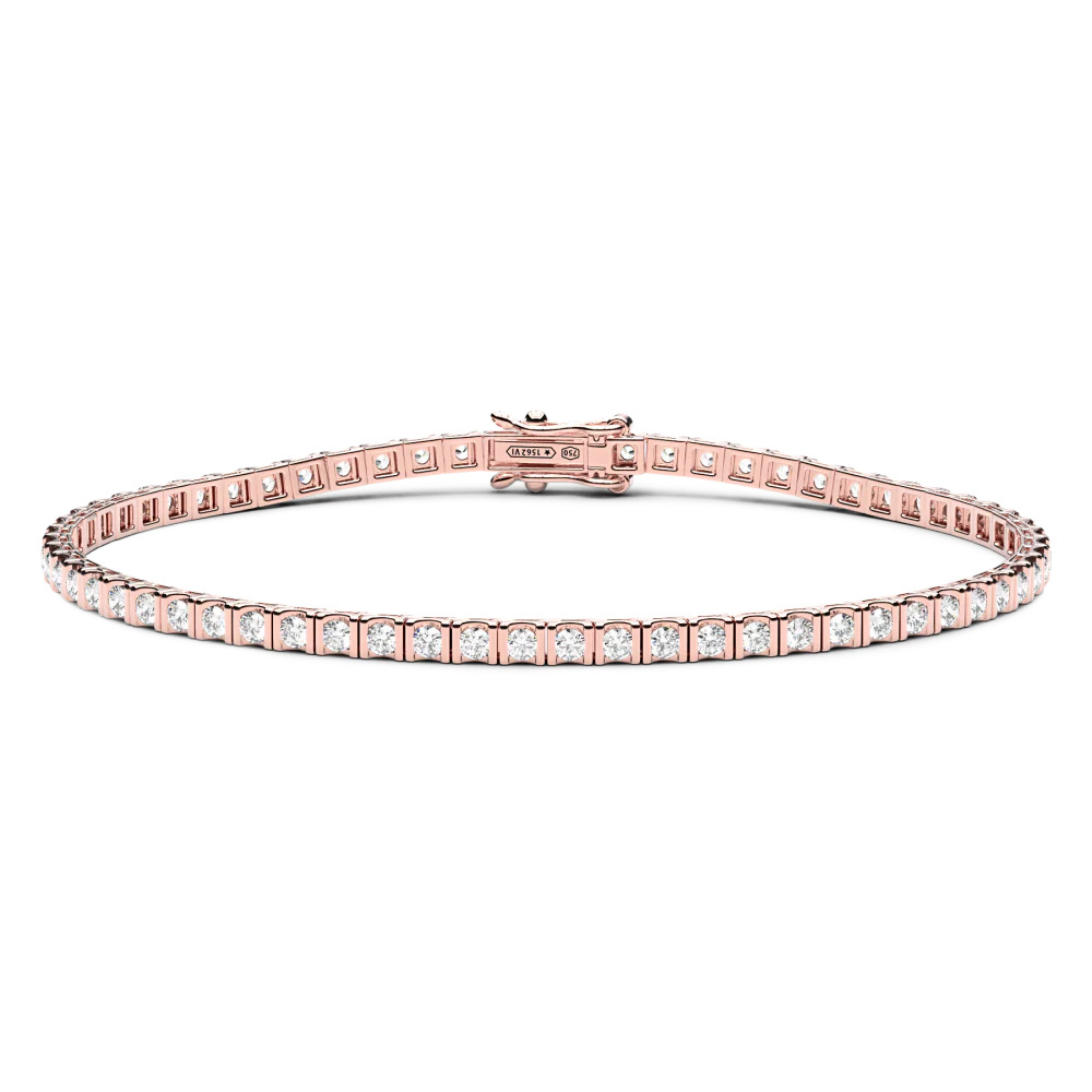 Zancan Zancan Tennis Bracelet In 18K Gold And Diamonds ETU14R-250
