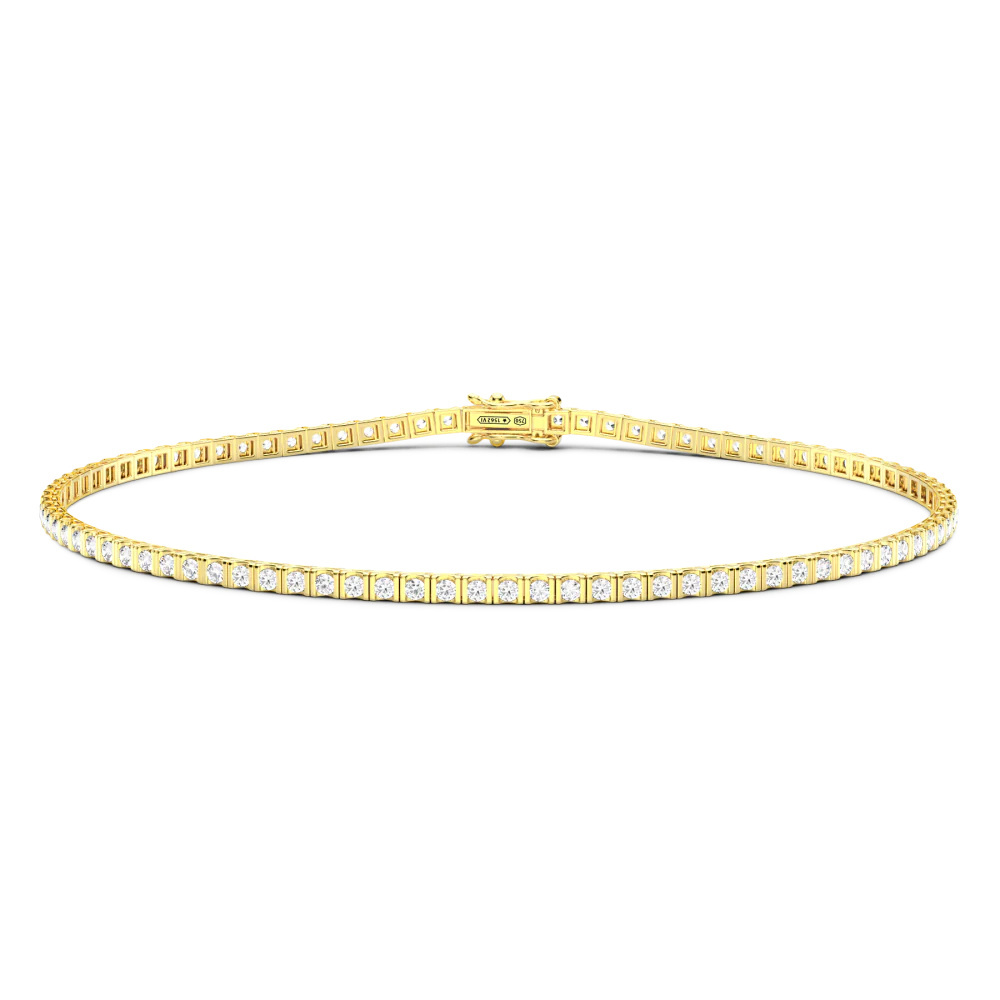 Zancan Zancan Tennis Bracelet In 18K Gold And Diamonds ETU14G-115