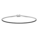 Zancan Zancan Tennis Bracelet In 18Kt Gold And Black Diamonds ETU11B-170