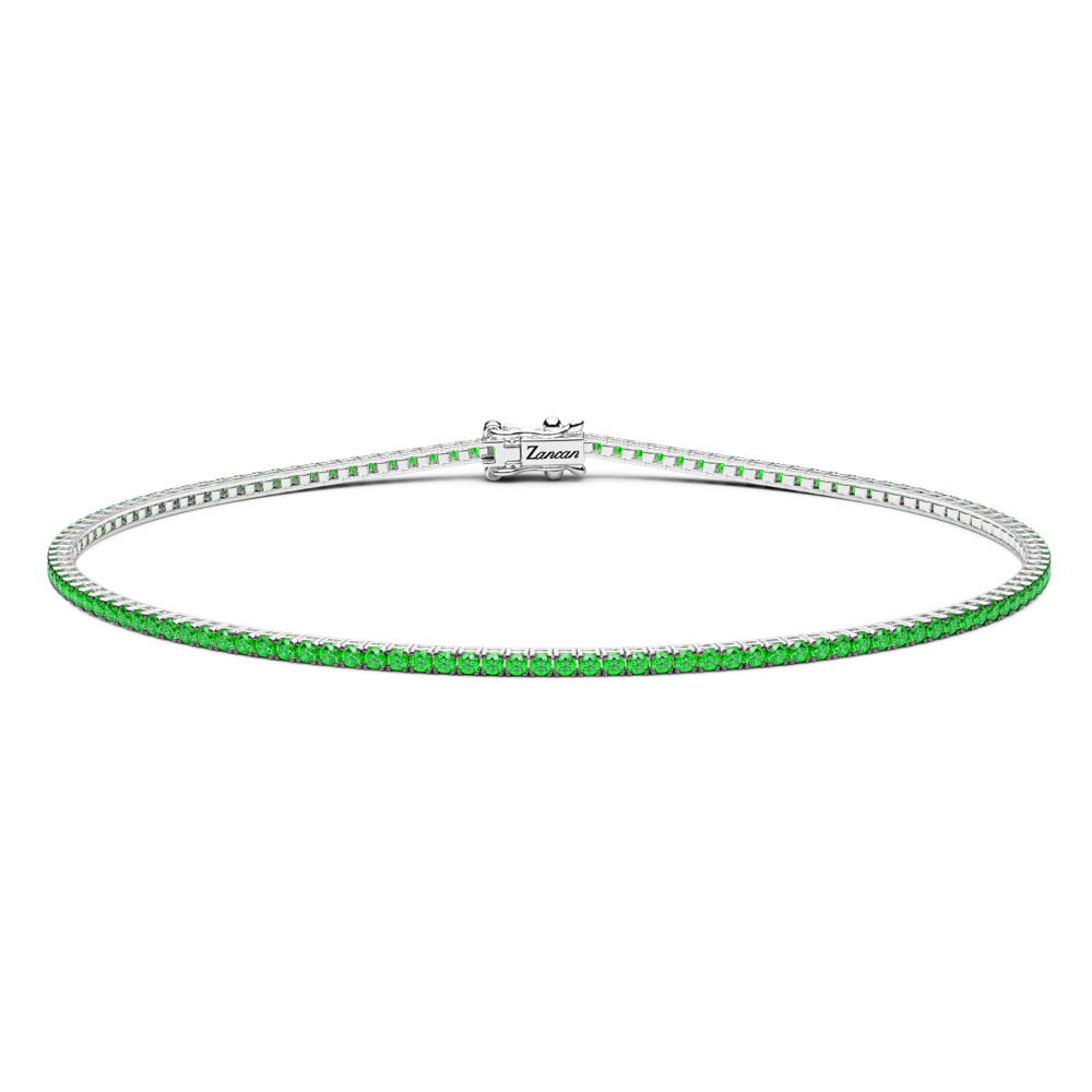 Zancan Zancan Tennis Bracelet In 18Kt Gold And Emeralds ETU13B-160S