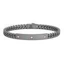 Zancan Zancan Titanium & 18Kt Gold Bracelet ETB212