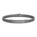 Zancan Zancan Titanium & 18Kt Gold Bracelet ETB215R