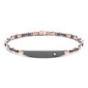Zancan Zancan Titanium & 18Kt Gold Bracelet ETB201