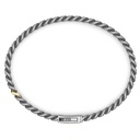 Zancan Zancan Titanium & 18Kt Gold Bracelet ETB233 #2