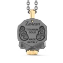Zancan Zancan Titanium & 18Kt Gold Necklace ETC235-55 #2
