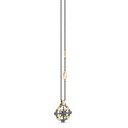 Zancan Zancan Titanium & 18Kt Gold Necklace ETC227 #3