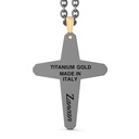 Zancan Zancan Titanium & 18Kt Gold Necklace ETC234 #2