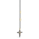 Zancan Zancan Titanium & 18Kt Gold Necklace ETC234 #3